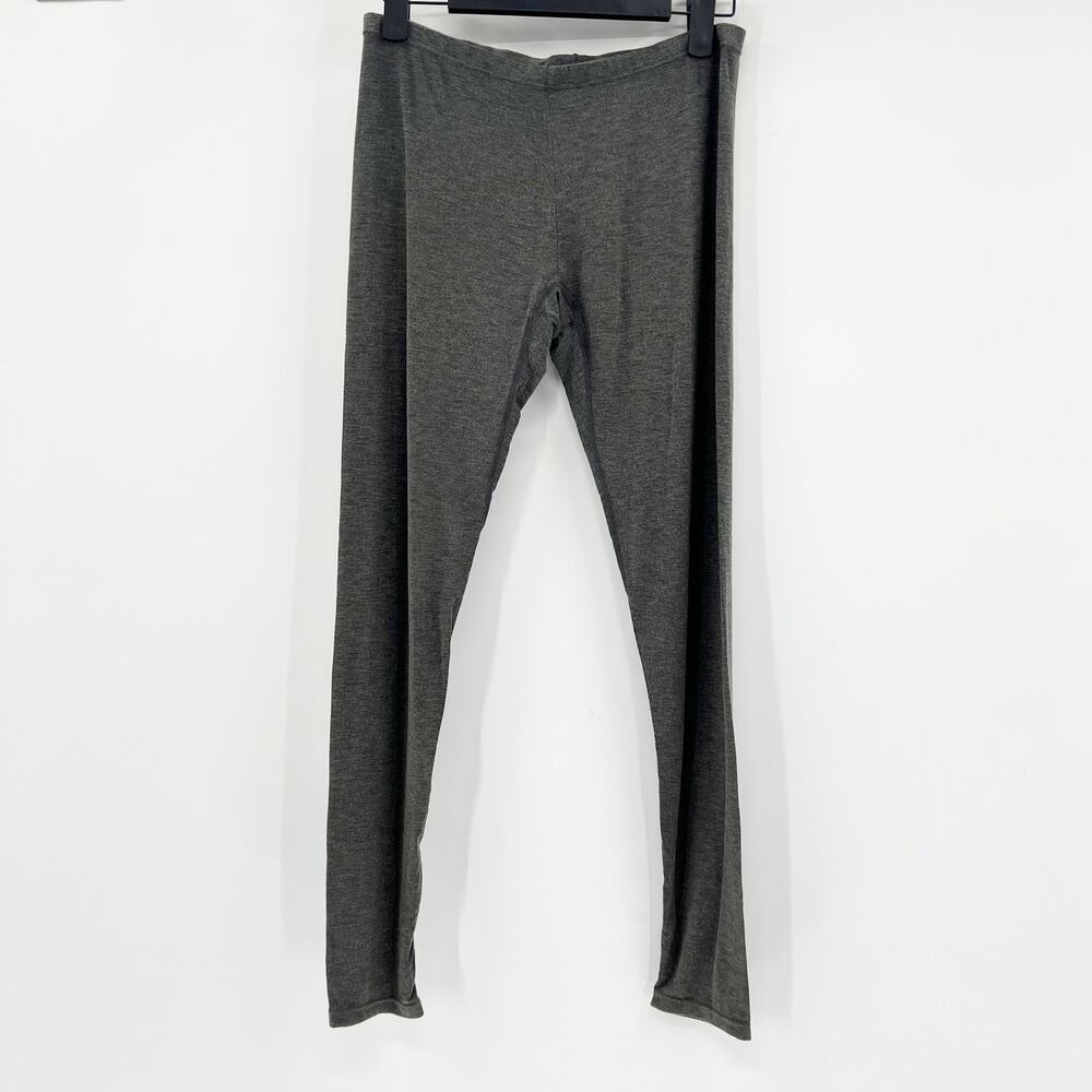 Uniqlo Unisex‎ Gray Pull On Heat Tech Long John Leggings Size 38
